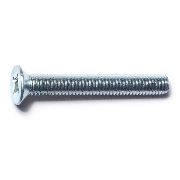 Midwest Fastener M6-1.00 x 45 mm Phillips Flat Machine Screw, Zinc Plated Steel, 50 PK 51515 - main